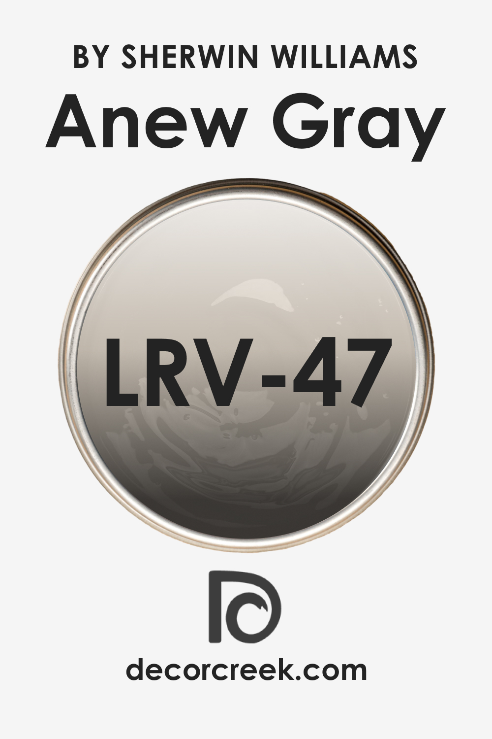 LRV of SW 7030 Anew Gray
