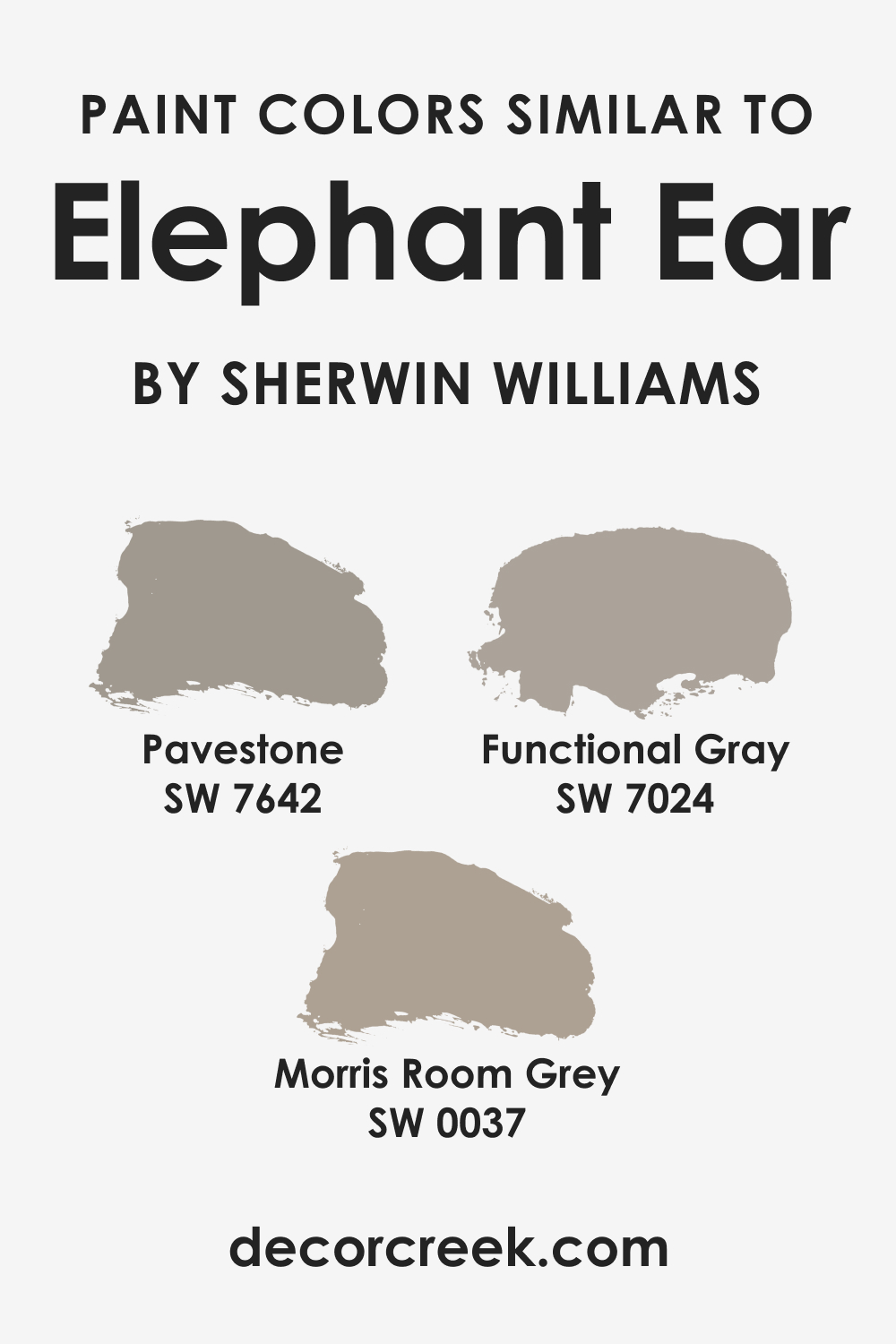 Colors Similar to SW 9168 Elephant Ear