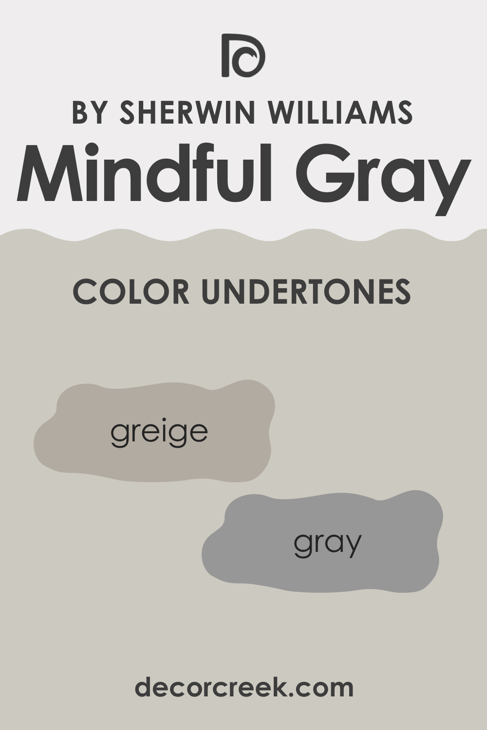 Undertones of SW 7016 Mindful Gray