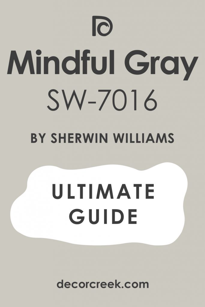 Mindful Gray SW 7016 Paint Color by Sherwin Williams