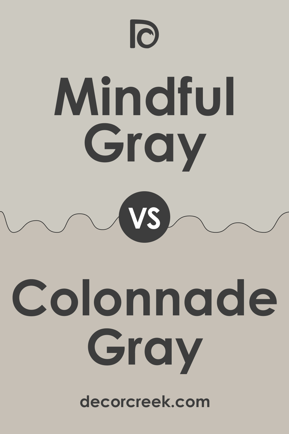 SW 7016 Mindful Gray vs. SW Colonnade Gray