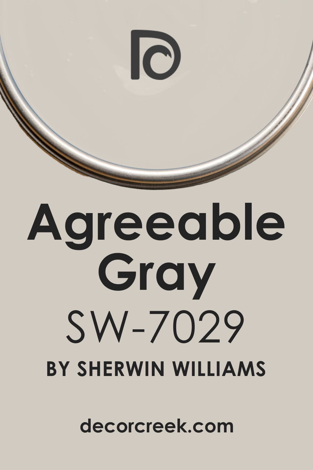 SW 7029 Agreeable Gray Paint Color by Sherwin-Williams