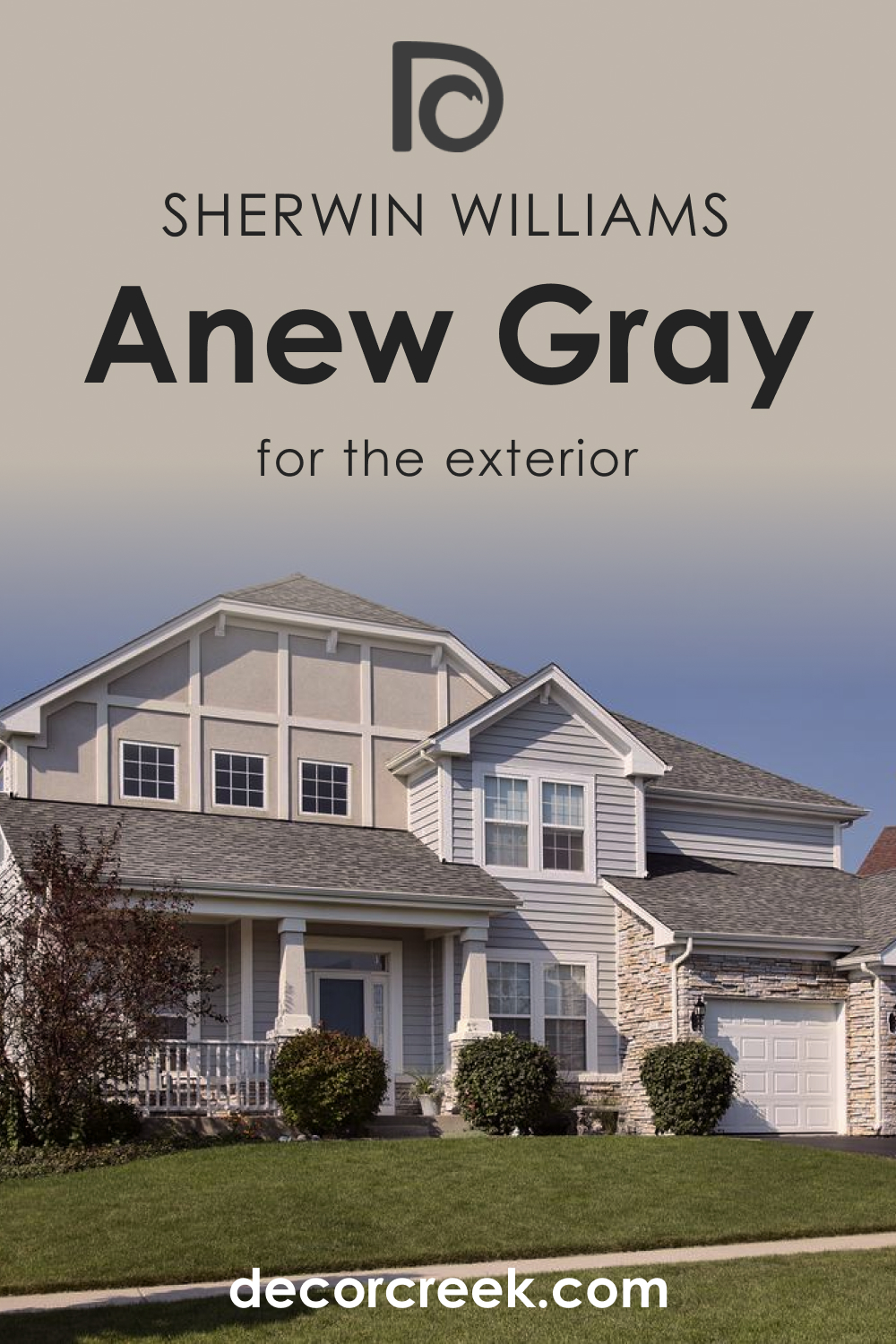 How to Use SW 7030 Anew Gray for an Exterior?
