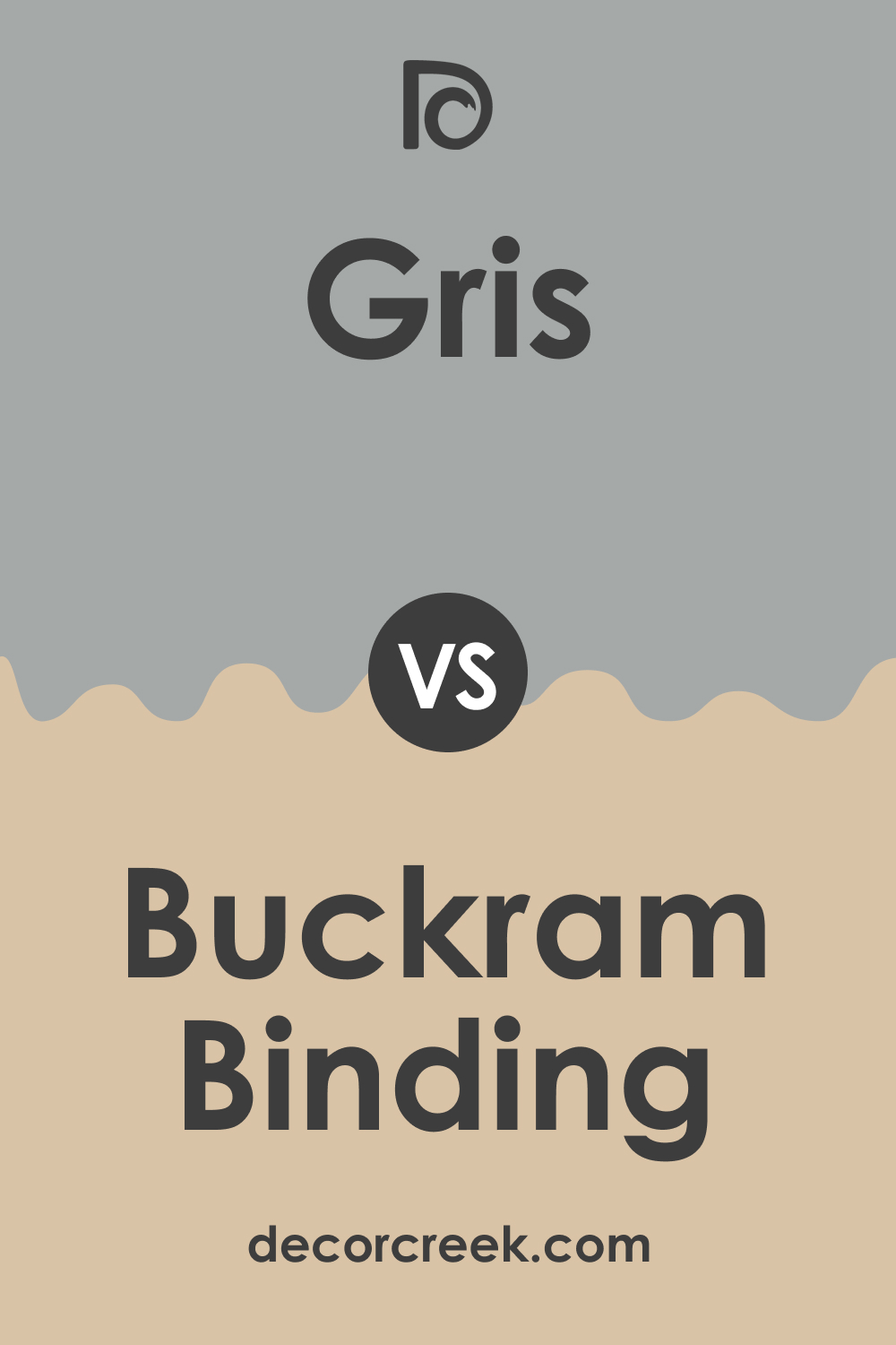 SW 7659 Gris vs. SW 0036 Buckram Binding