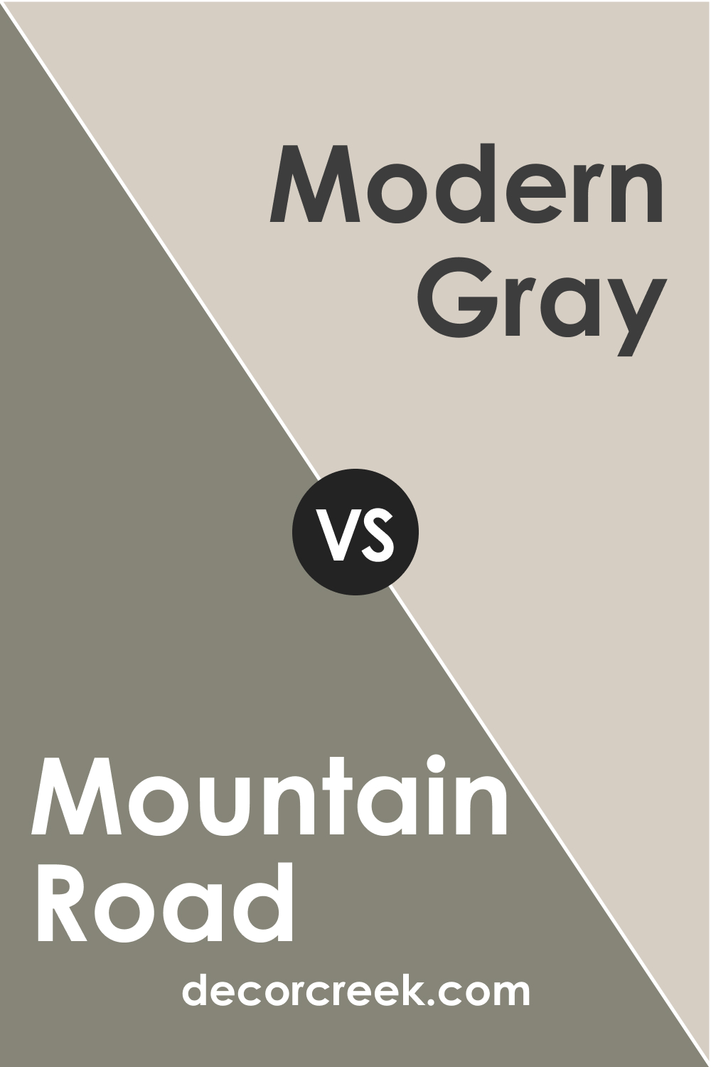 SW 7743 Mountain Road vs. SW Modern Gray
