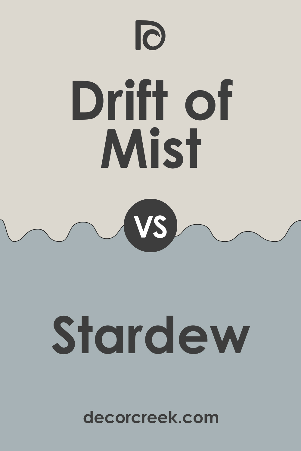 SW 9166 Drift of Mist vs. SW Stardew