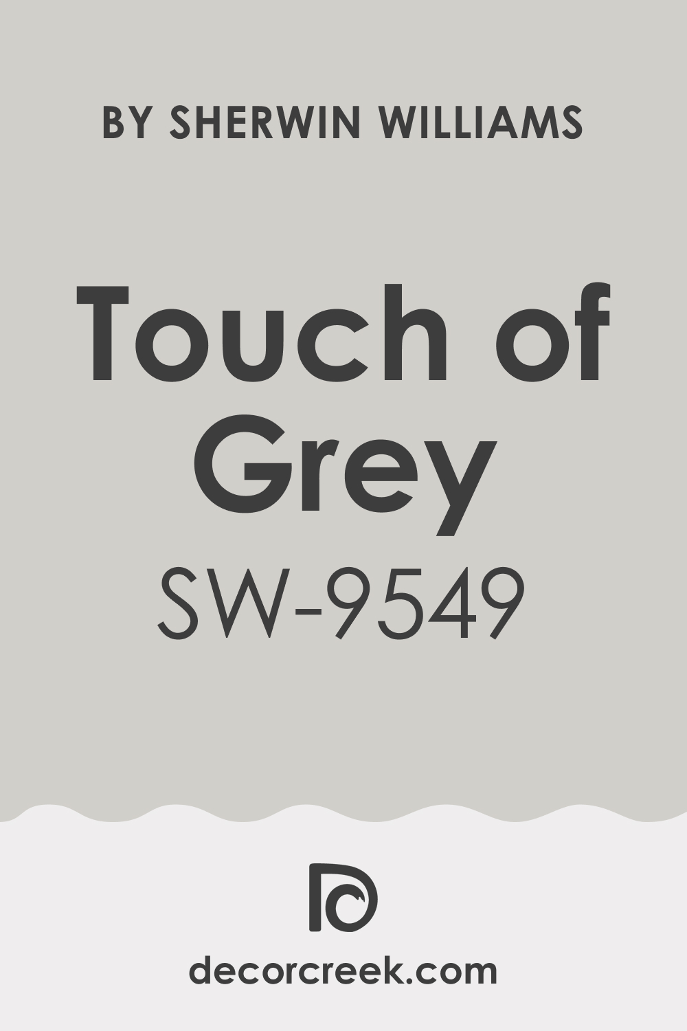 Touch of Grey SW 9549 Paint Color by Sherwin-Williams