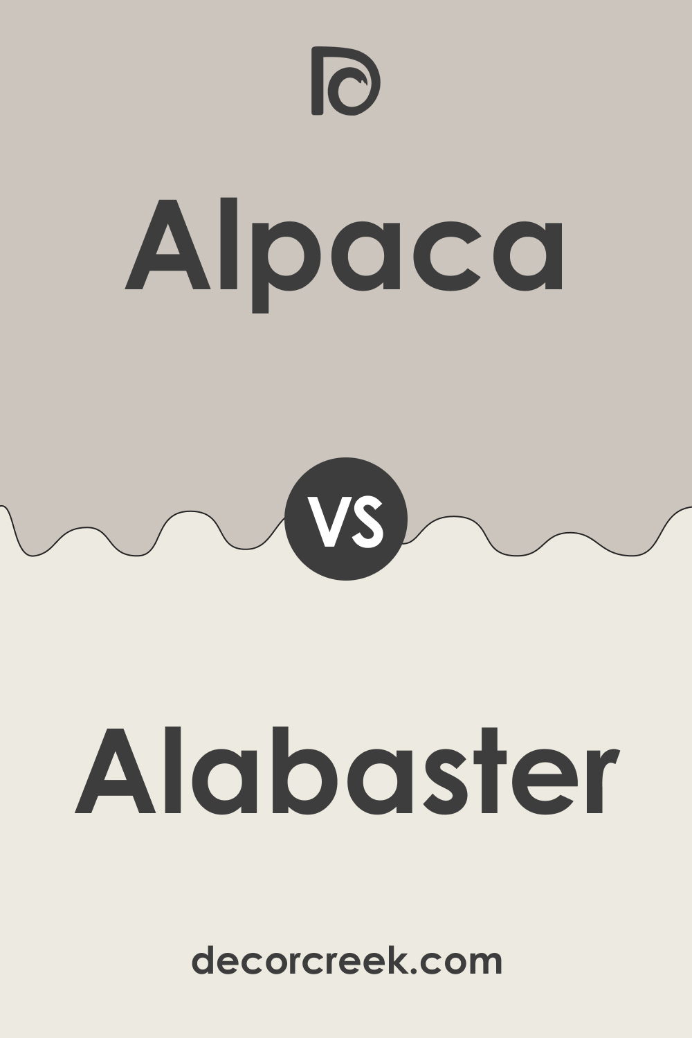 SW Alpaca vs. SW 7008 Alabaster