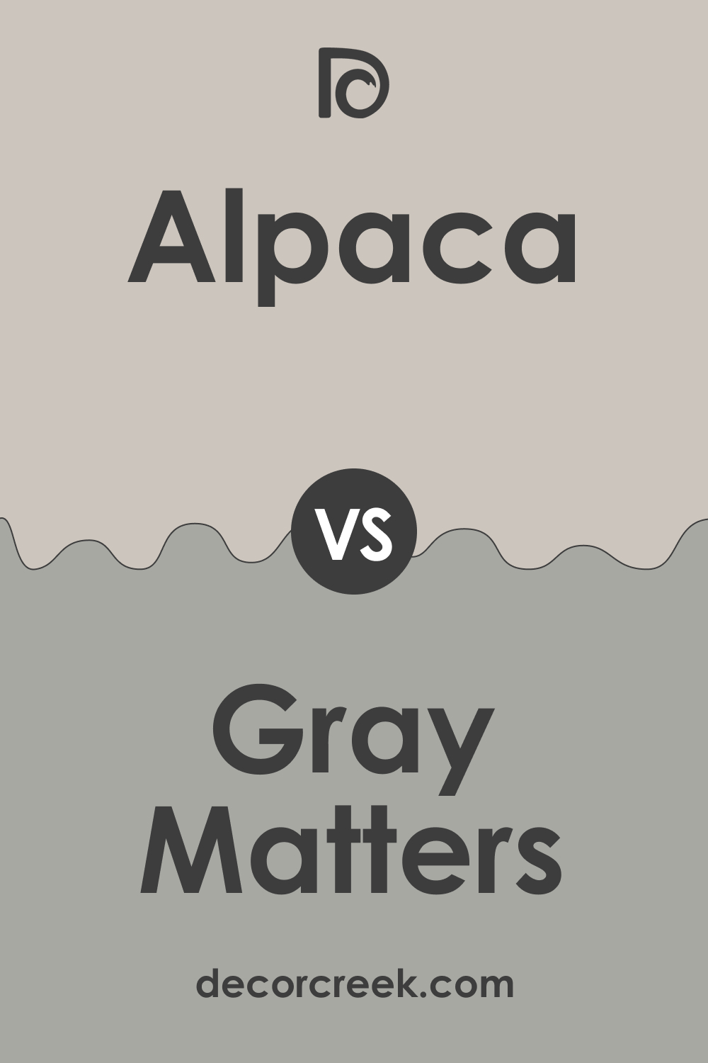 SW Alpaca vs. SW 7066 Gray Matters