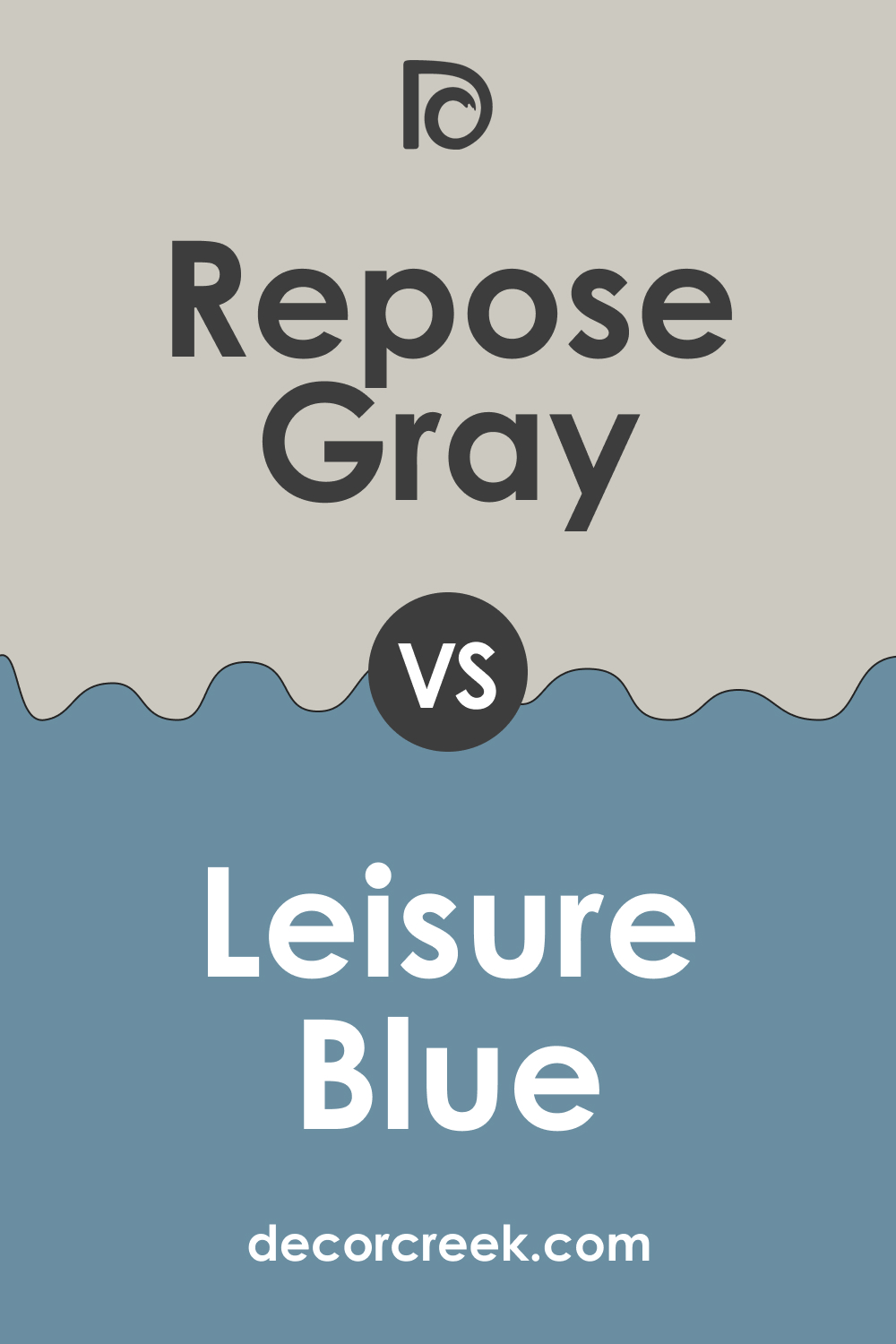 SW 7015 Repose Gray vs. SW 6515 Leisure Blue
