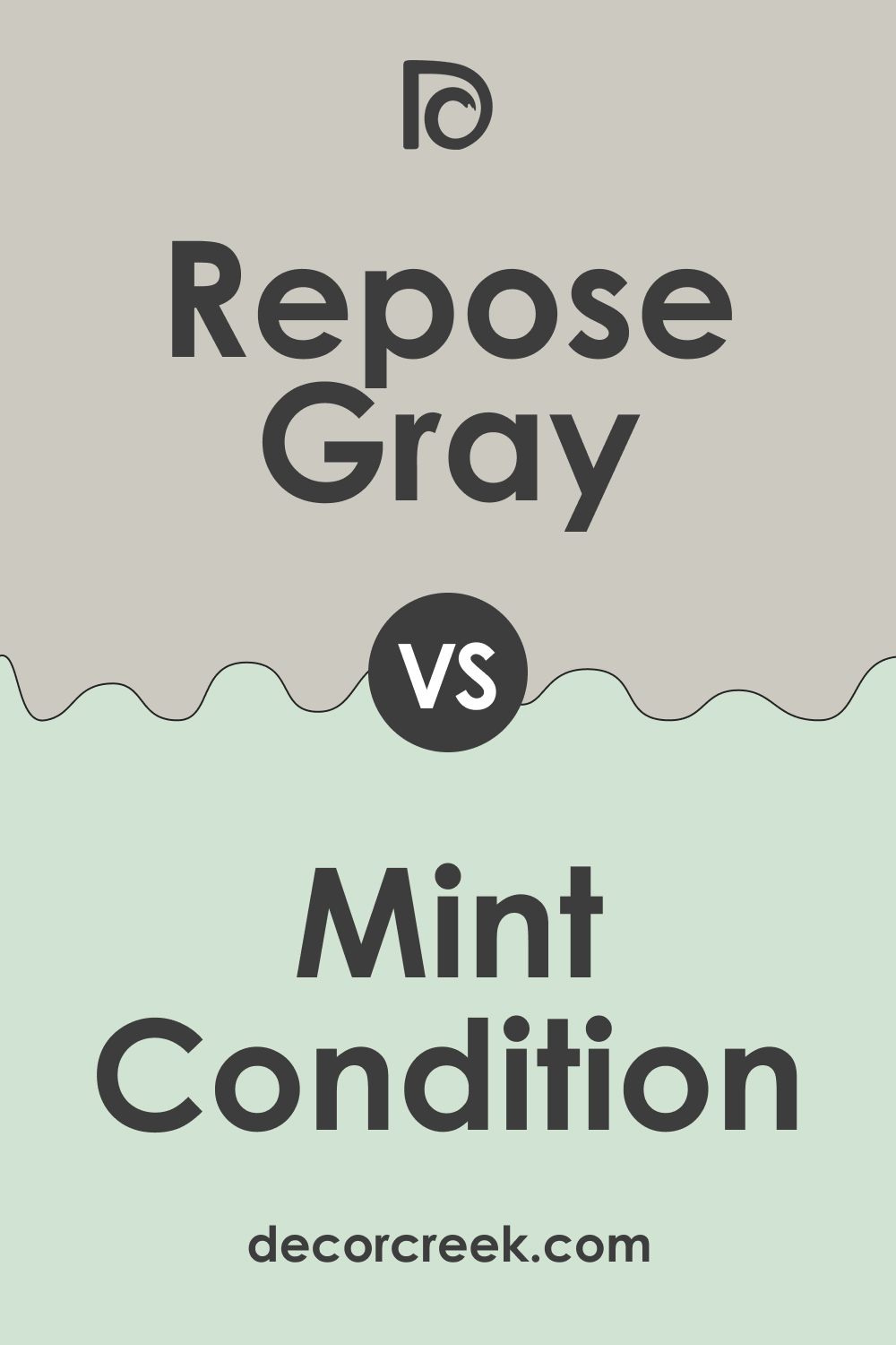 SW 7015 Repose Gray vs. SW 6743 Mint Condition