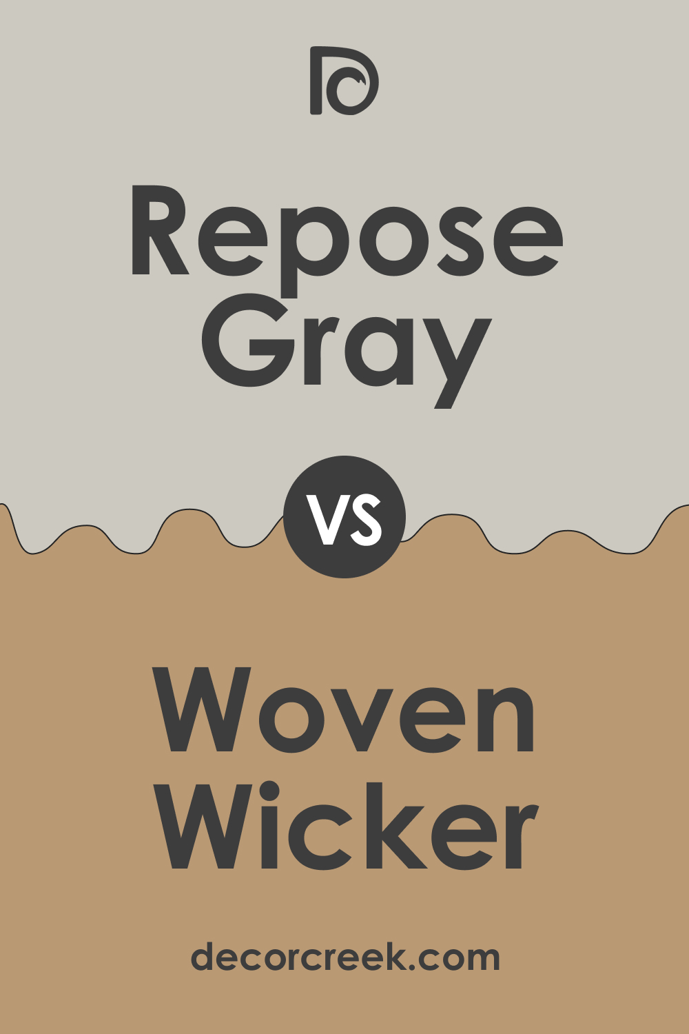 SW 7015 Repose Gray vs. SW 7712 Woven Wicker