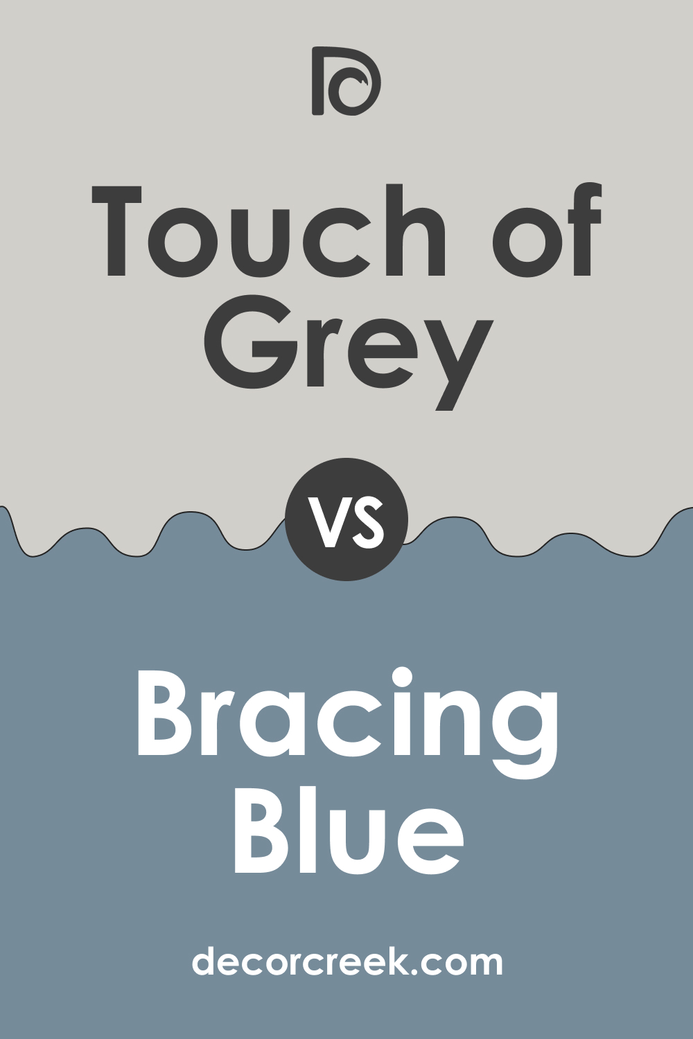 SW 9549 Touch of Grey vs. SW 6242 Bracing Blue