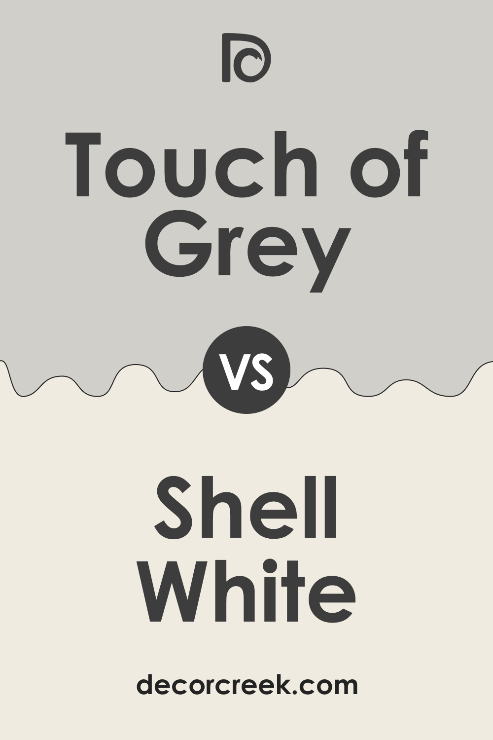 SW 9549 Touch of Grey vs. SW 8917 Shell White