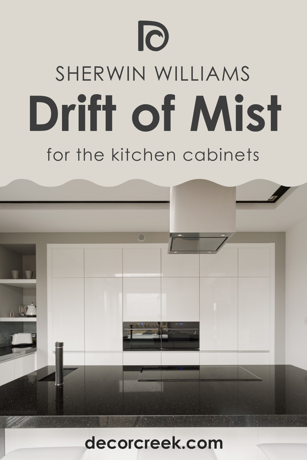 How to Use SW 9166 Drift of Mist for the Kitchen Cabinets?