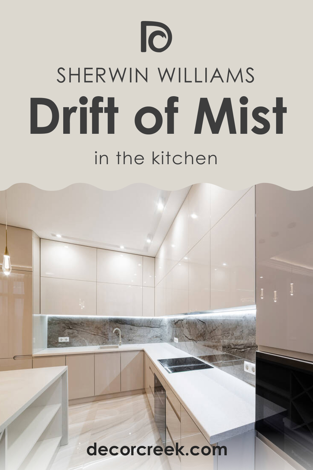 How to Use SW 9166 Drift of Mist for the Kitchen?