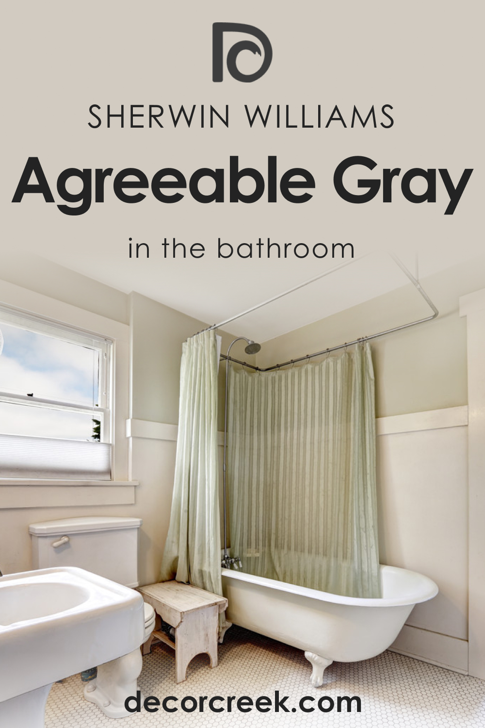 How to Use SW 7029 Agreeable Gray in the Bathroom?