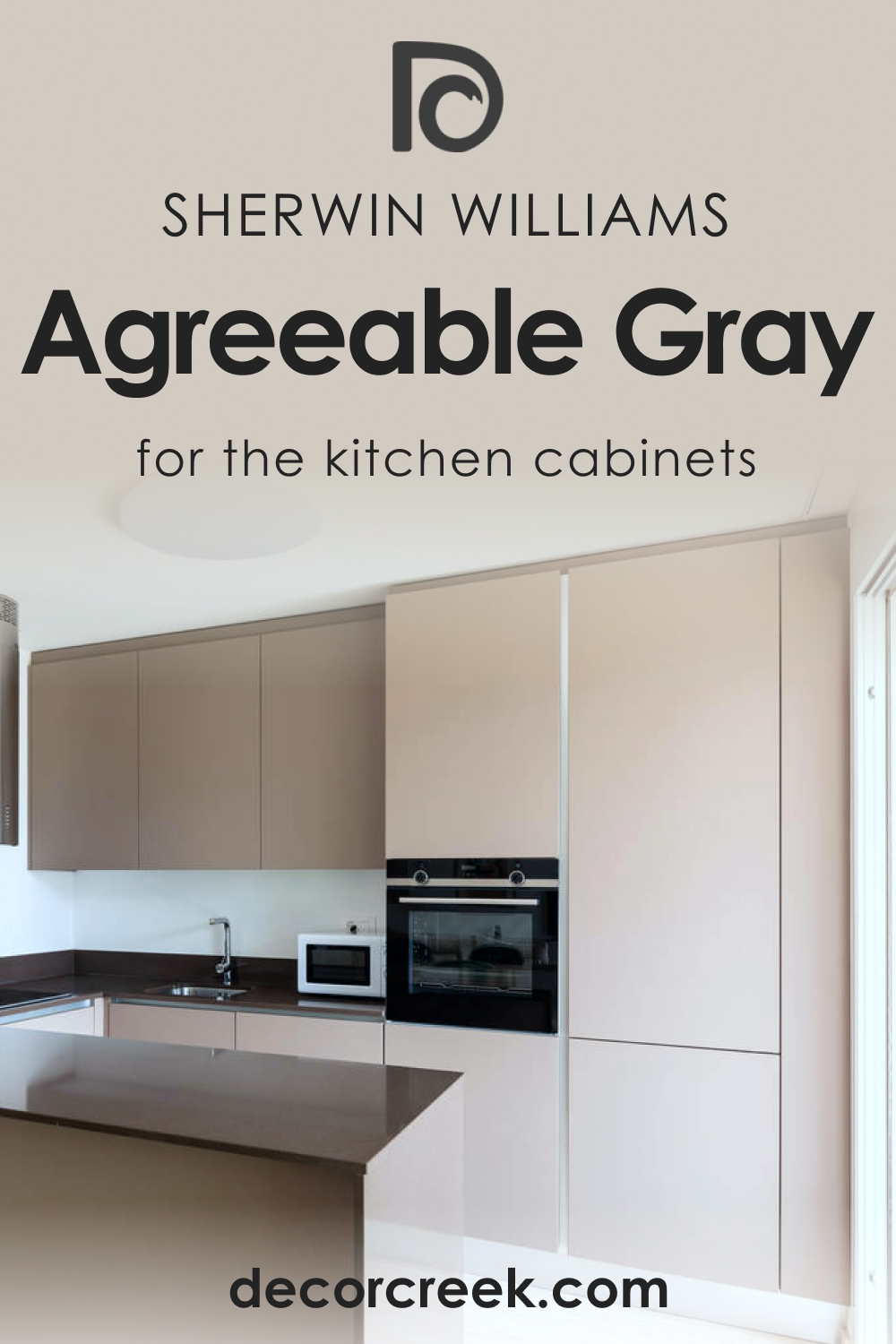 How to Use SW 7029 Agreeable Gray for the Kitchen Cabinets