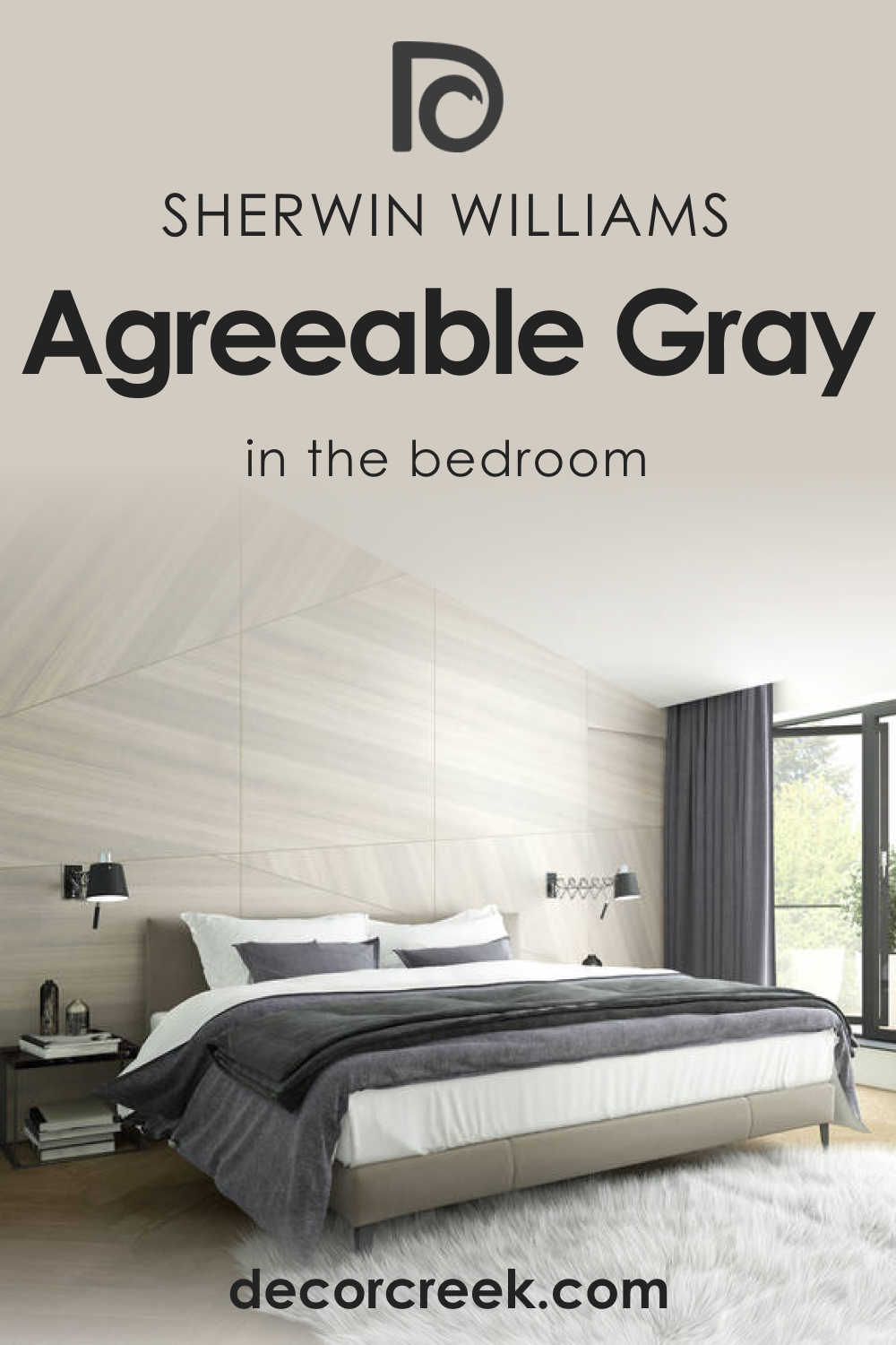 How to Use SW 7029 Agreeable Gray in the Bedroom?