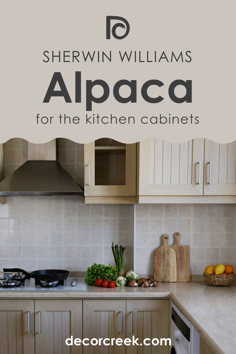 SW 7022 Alpaca For Kitchen Cabinets