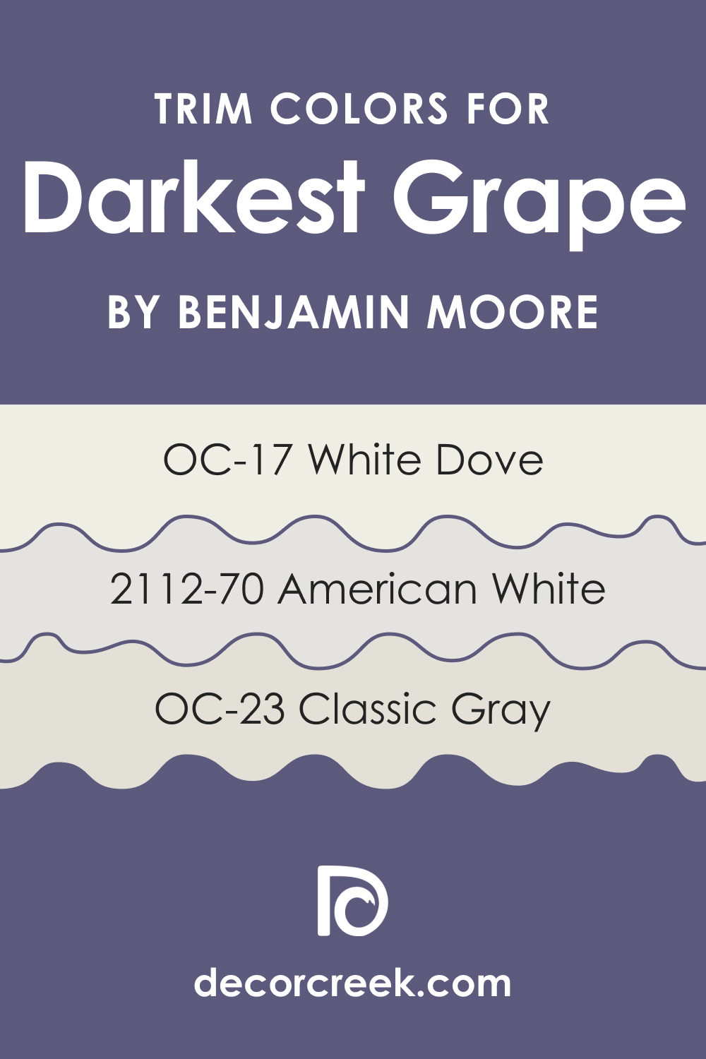 Trim Colors of Darkest Grape 2069-30
