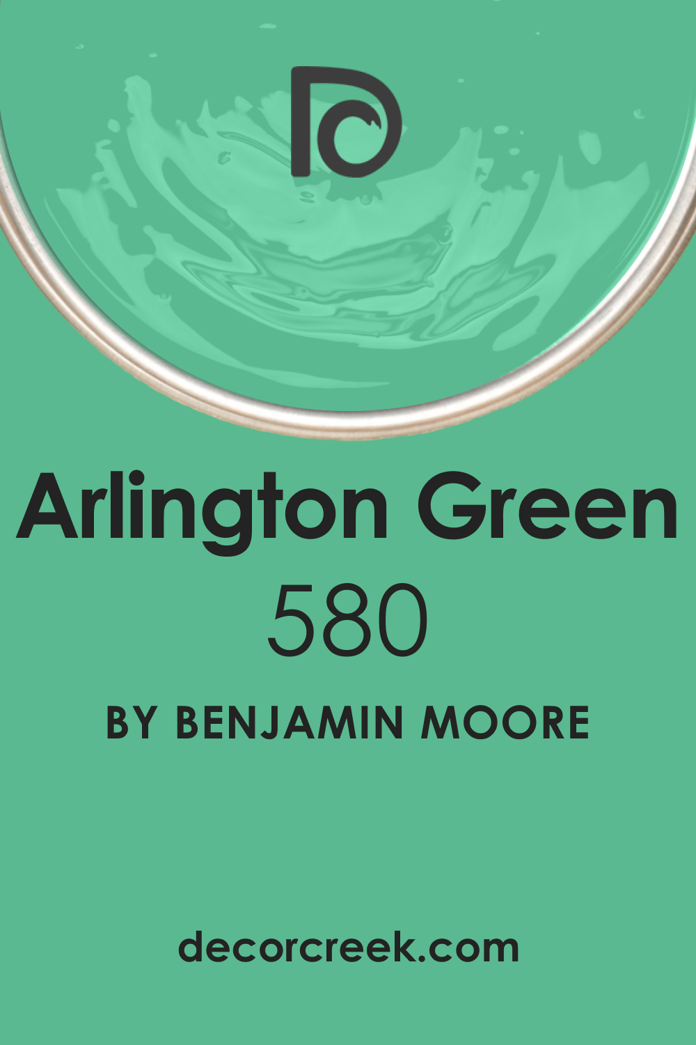 Arlington Green 580 Paint Color by Benjamin Moore