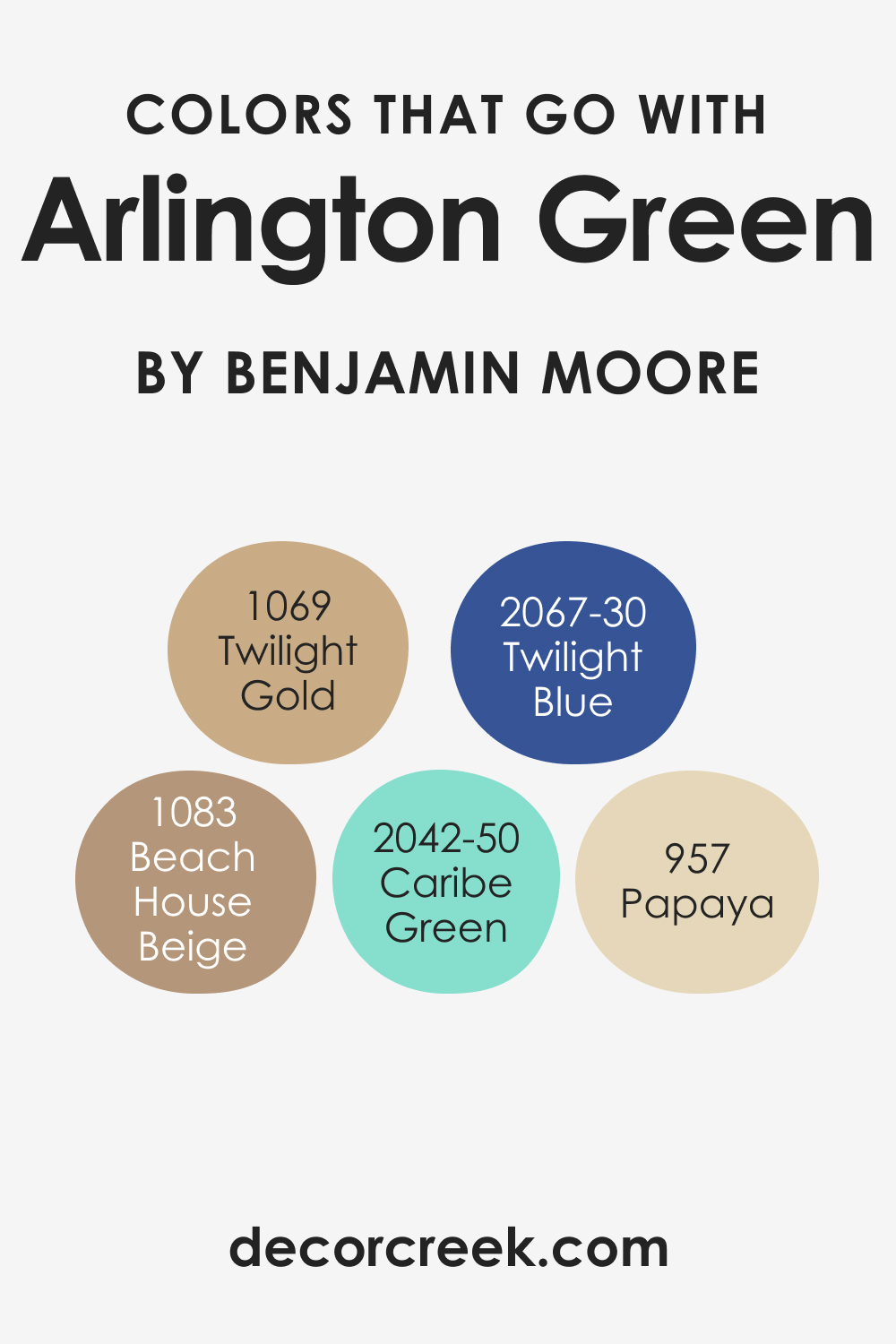 Colors That Go With Arlington Green 580