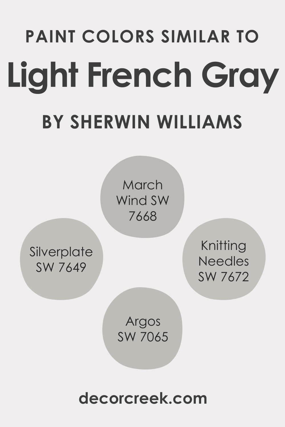 Colors Similar to SW 0055 Light French Gray