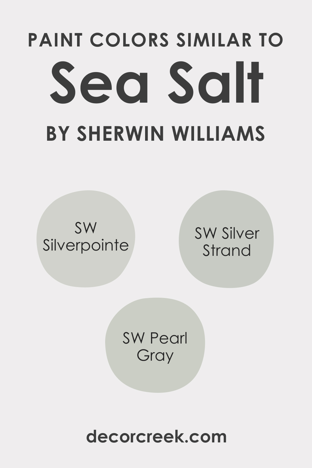 Colors Similar to Sea Salt SW 6204