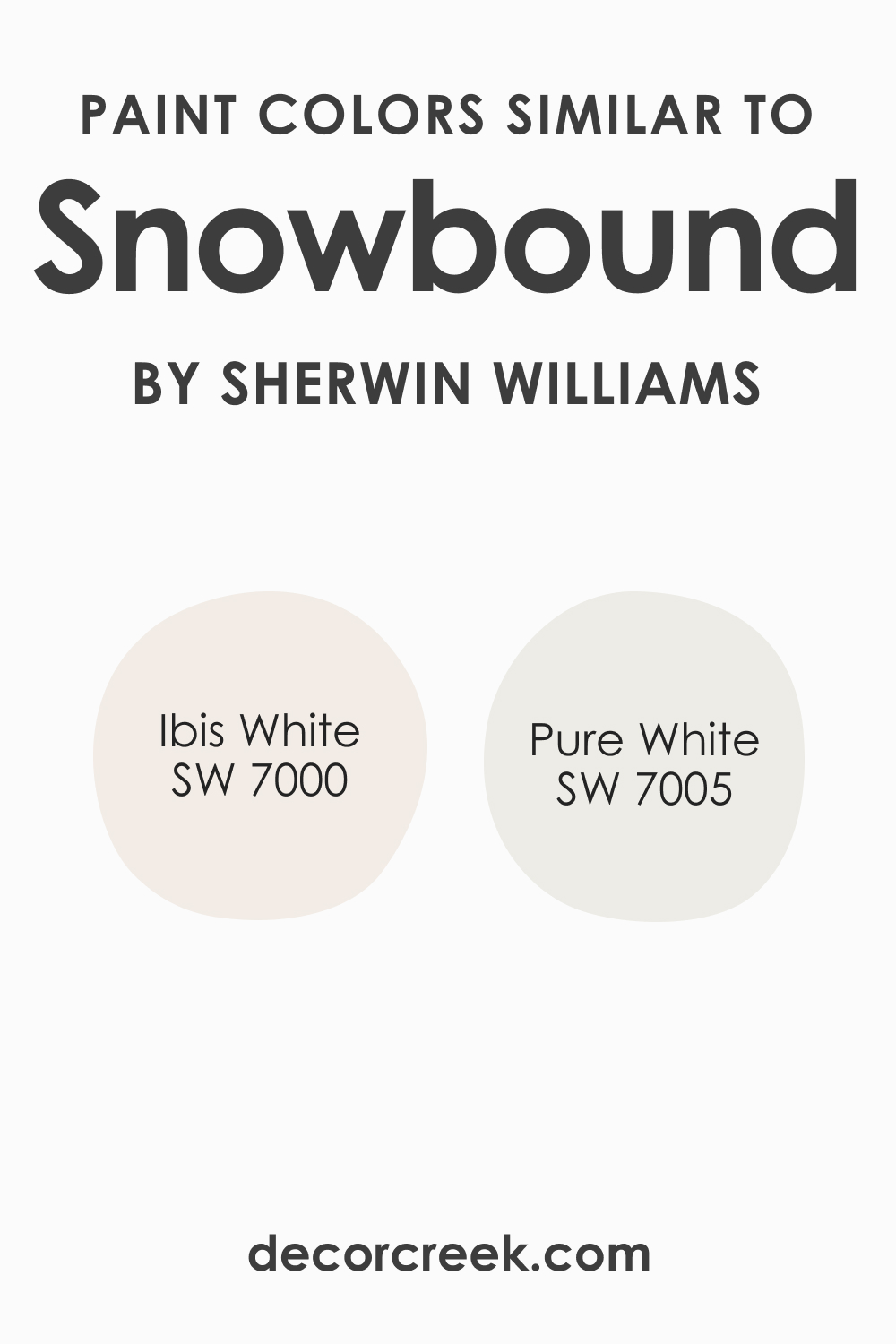 Colors Similar to Snowbound SW 7004