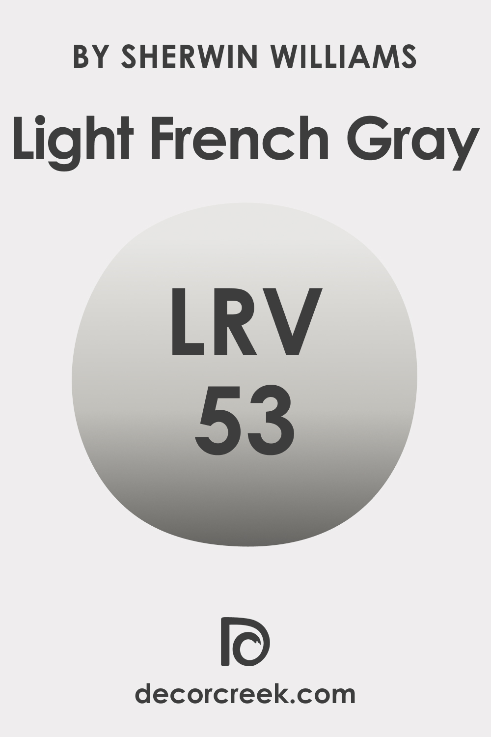 LRV of SW 0055 Light French Gray