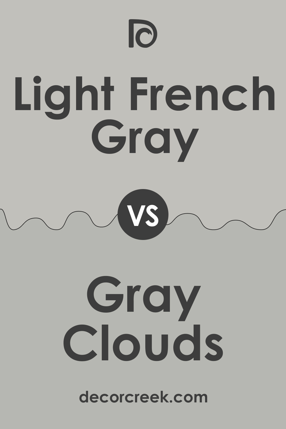SW 0055 Light French Gray vs. SW 7658 Gray Clouds