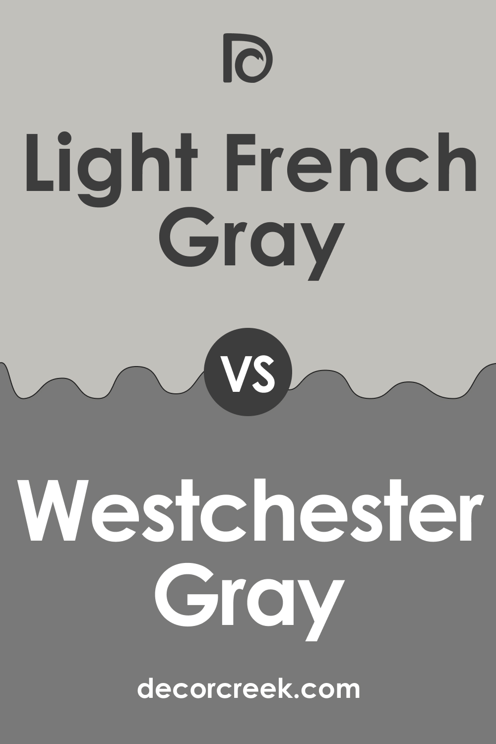 SW 0055 Light French Gray vs. SW 2849 Westchester Gray