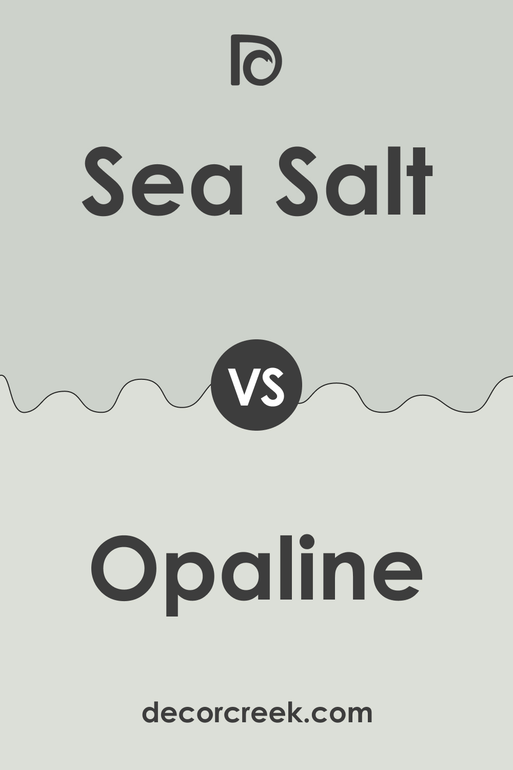 Sea Salt SW 6204 vs. SW 6189 Opaline
