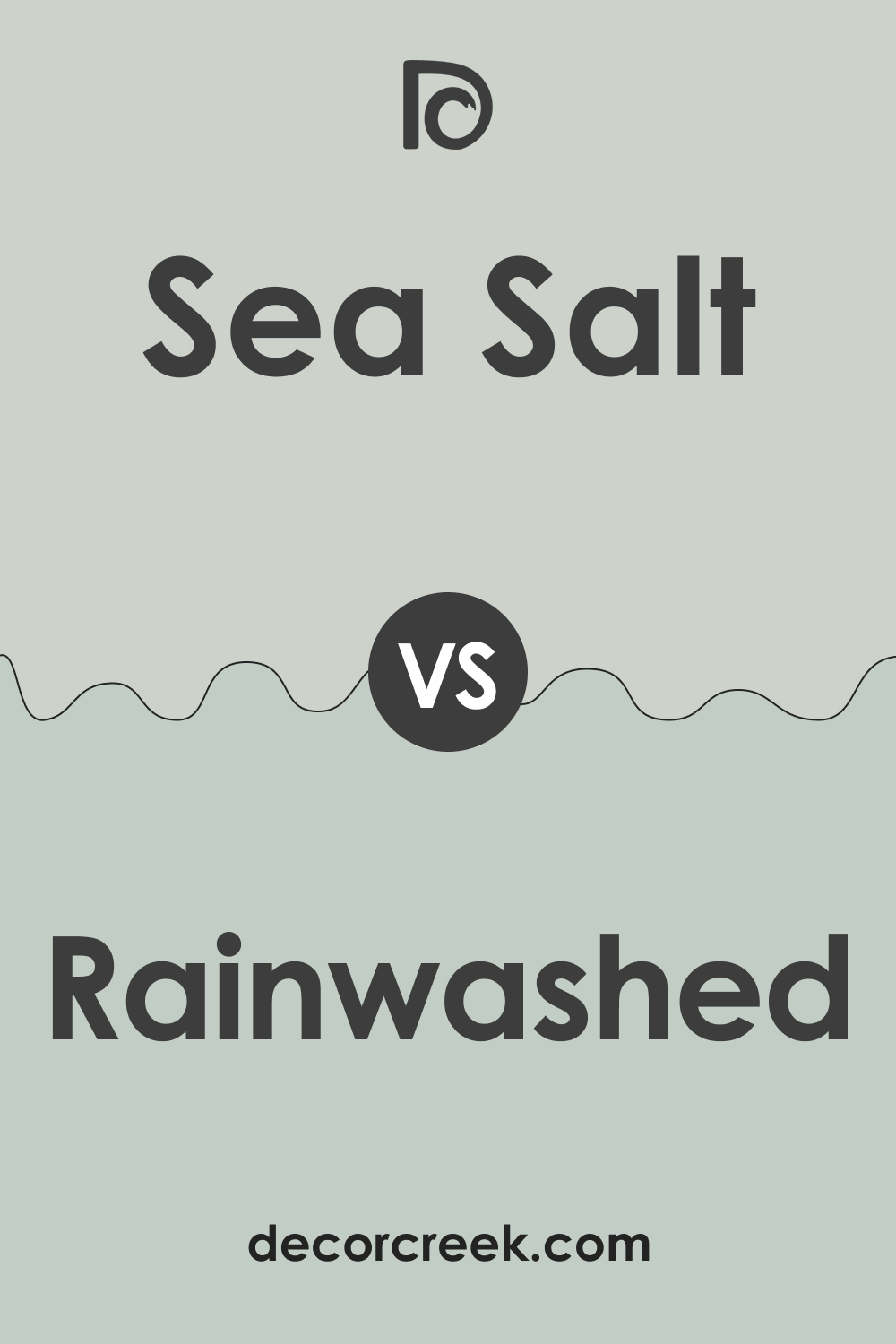 Sea Salt SW 6204 vs. SW 6211 Rainwashed