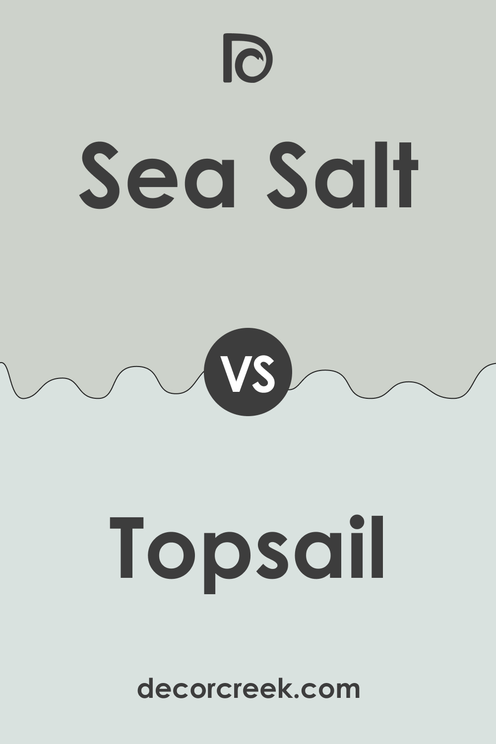 Sea Salt SW 6204 vs. SW 6217 Topsail