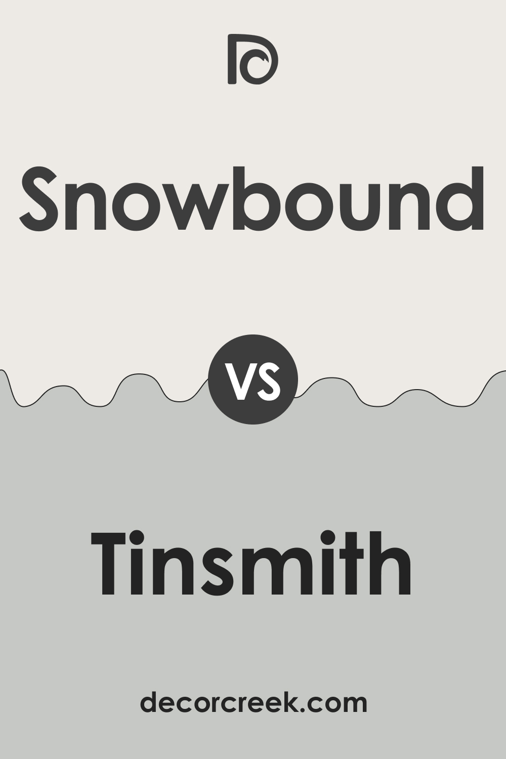 Snowbound SW 7004 vs. SW 7657 Tinsmith