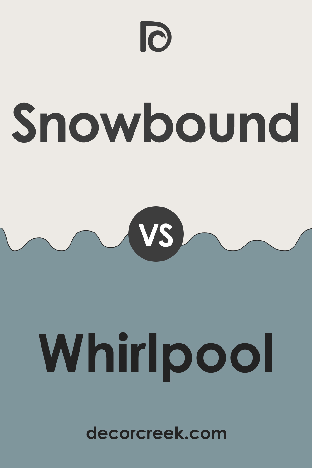 Snowbound SW 7004 vs. SW 9135 Whirlpool