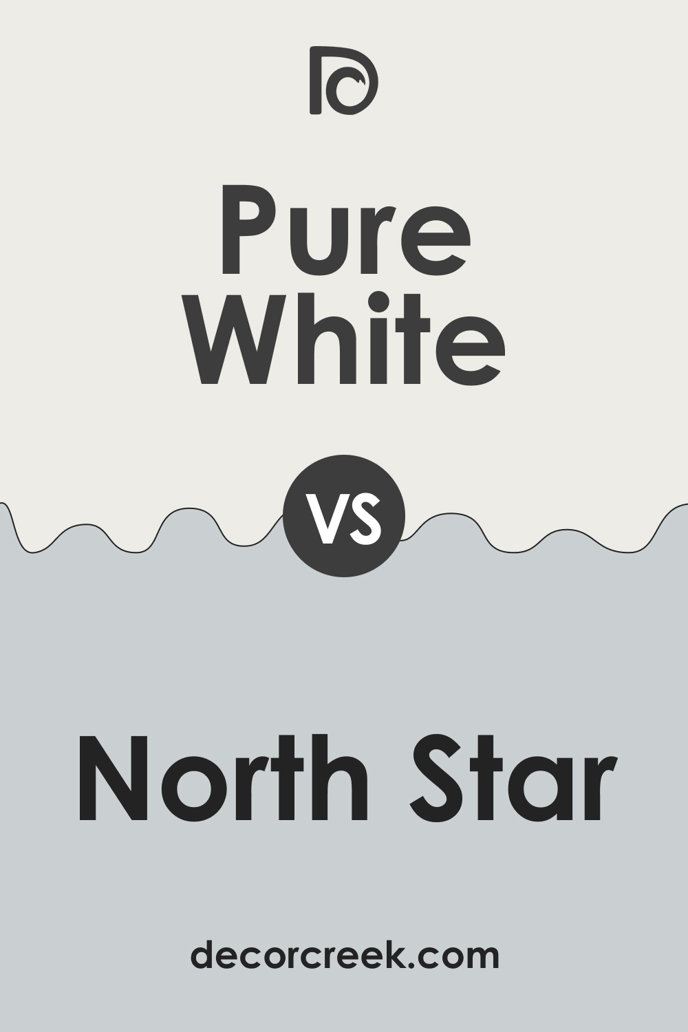 Pure White SW 7005 vs. SW 6246 North Star