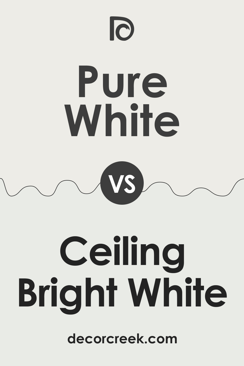 Pure White SW 7005 vs. SW 7007 Ceiling Bright White