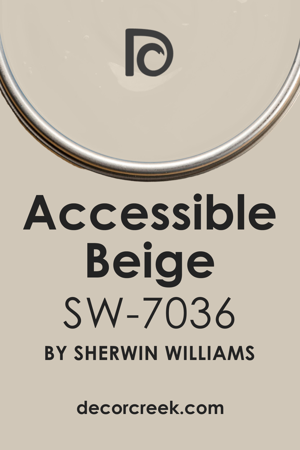 Accessible Beige SW 7036 Paint Color by Sherwin-Williams