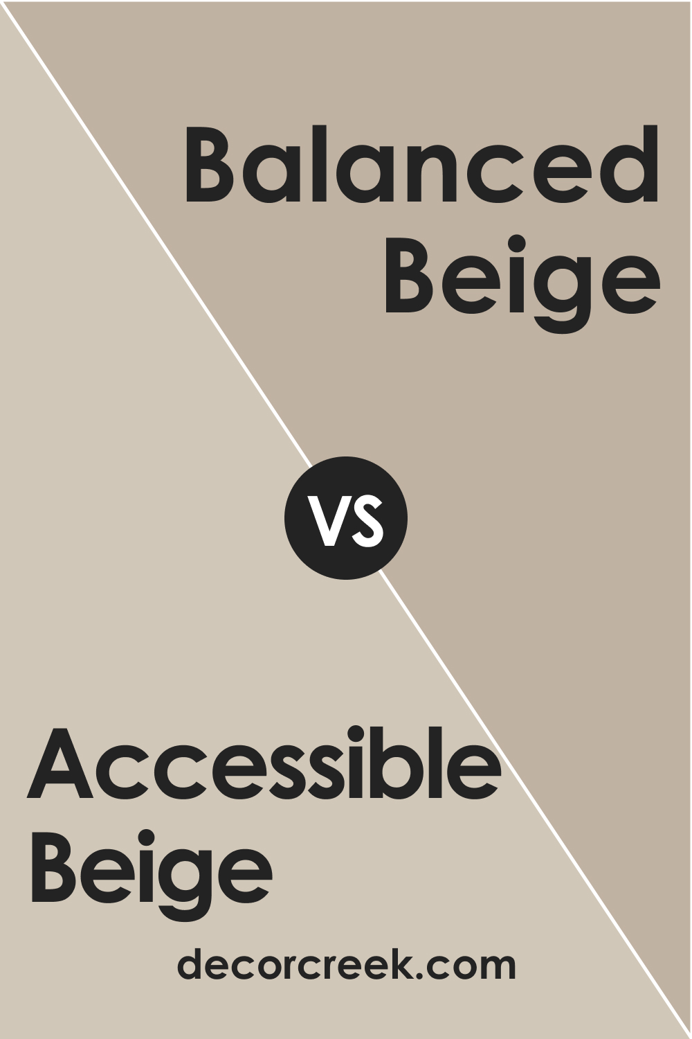 Accessible Beige SW 7036 vs. SW 7037 Balanced Beige