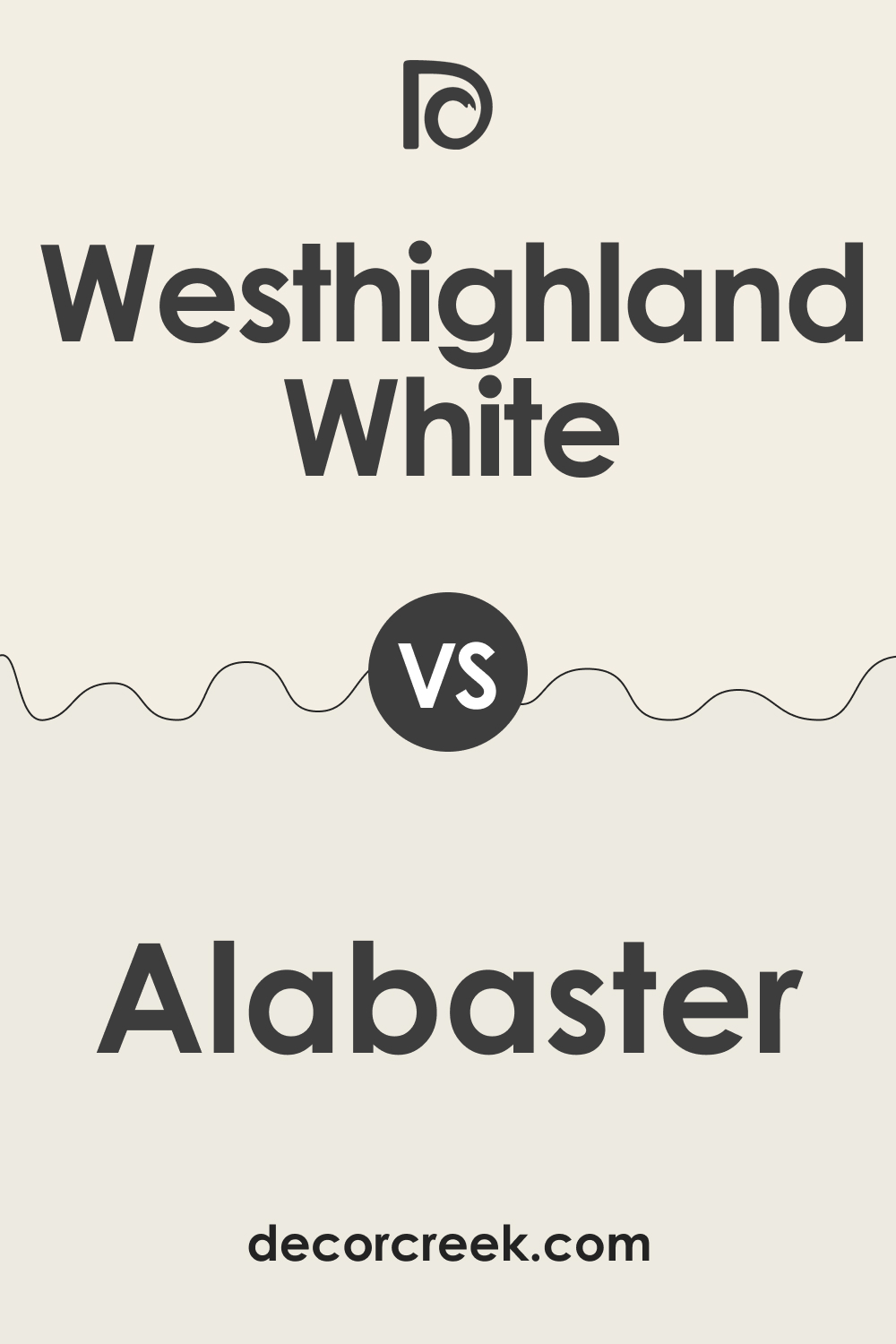 SW 7566 Westhighland White vs. SW 7008 Alabaster