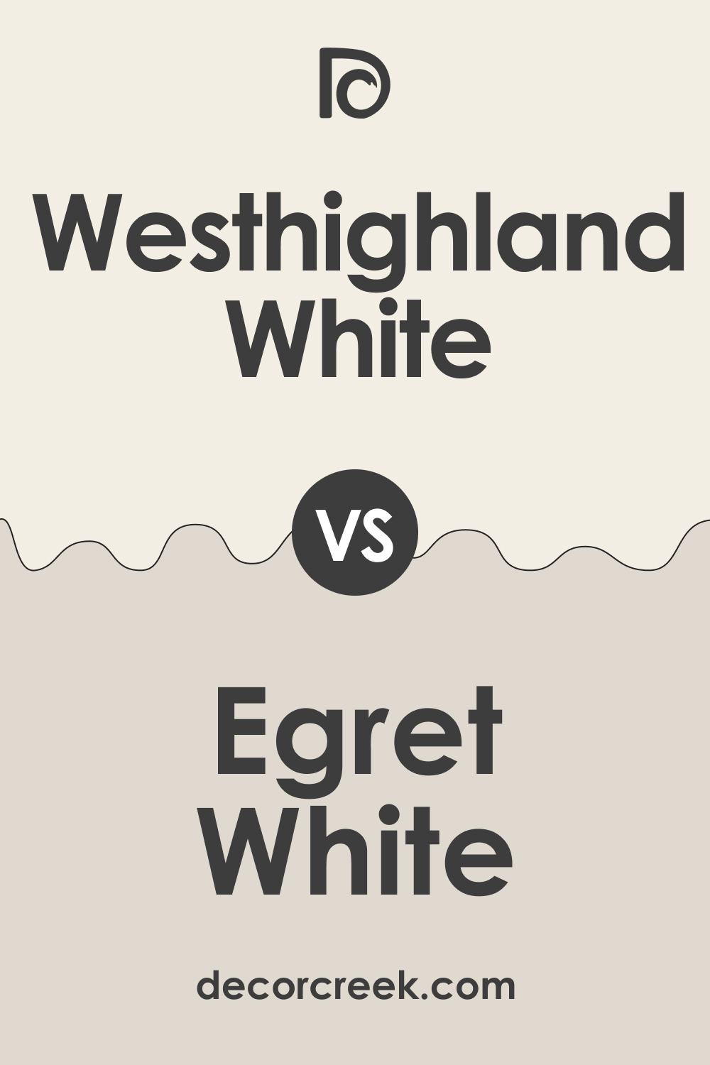 SW 7566 Westhighland White vs. SW 7014 Eider White