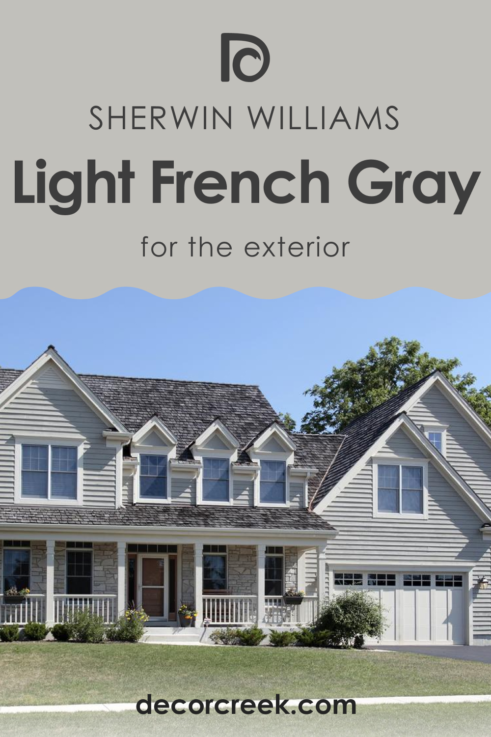 How to Use SW 0055 Light French Gray for an Exterior?