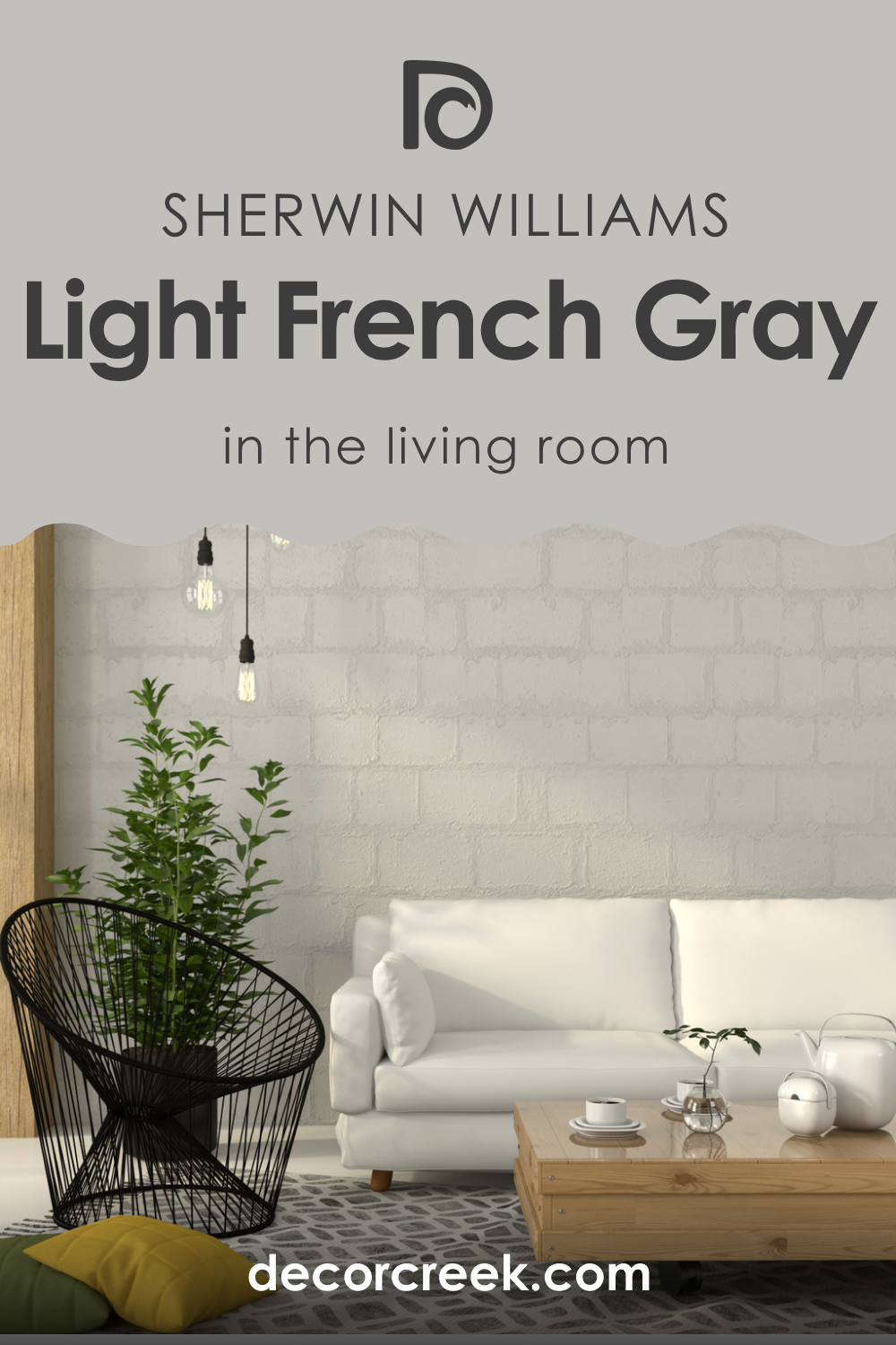 How to Use SW 0055 Light French Gray in the Living Room?
