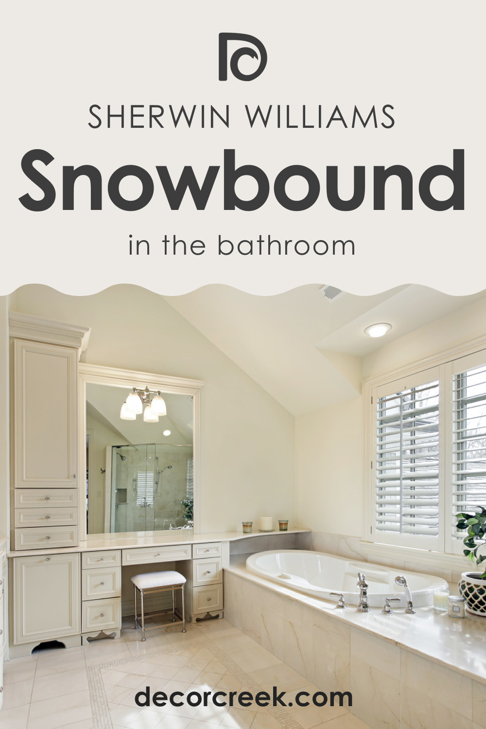 How to Use Snowbound SW 7004 in the Bathroom?
