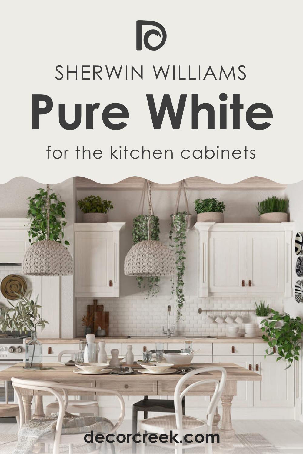 How to Use Pure White SW 7005 for the Kitchen Cabinets?