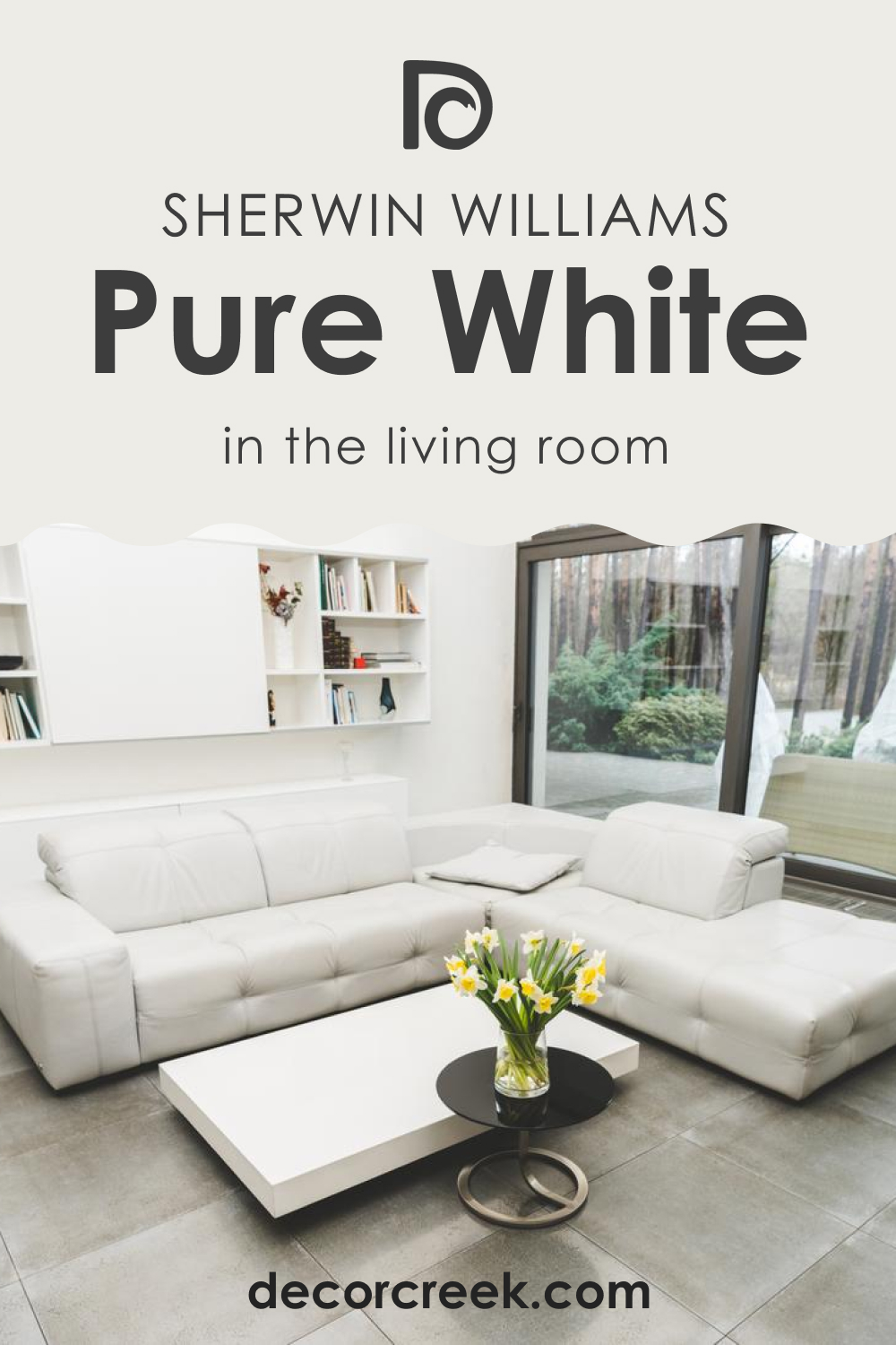 How to Use Pure White SW 7005 in the Living Room?
