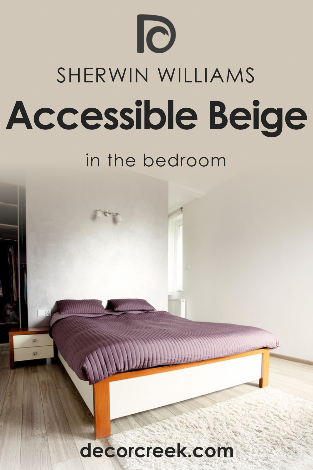 How to Use Accessible Beige SW 7036 in the Bedroom?